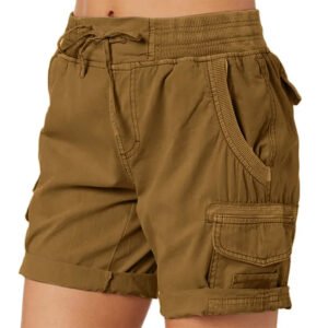 Short Cargo Marron Femme - Short Cargo